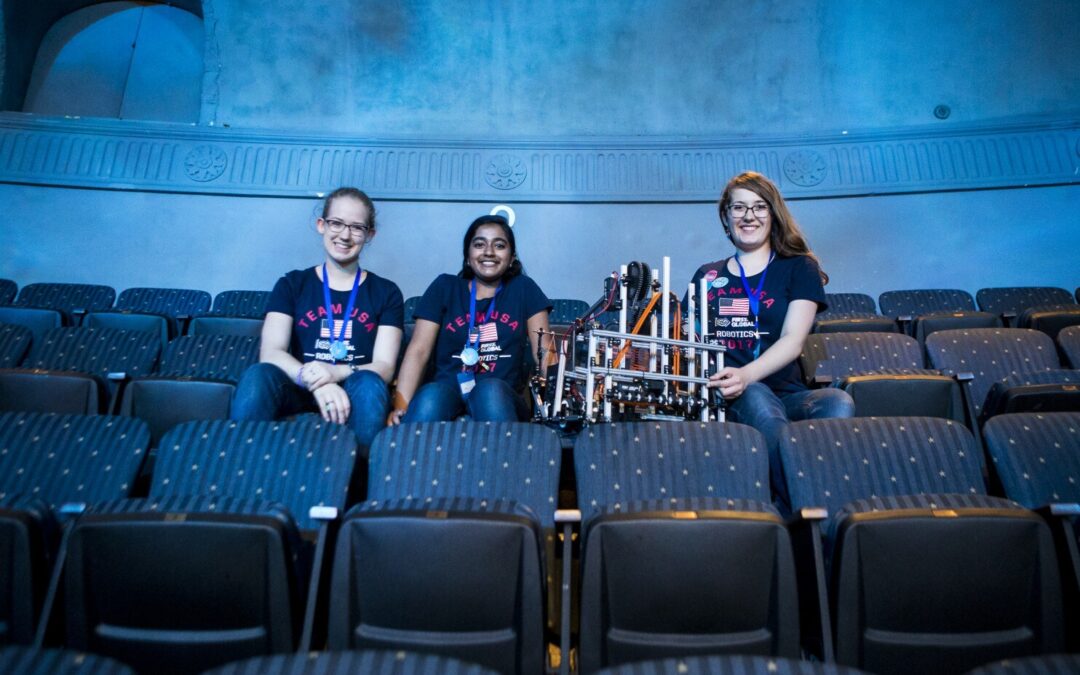 These girls have built robots since they were toddlers. Now they’re competing on a world stage.